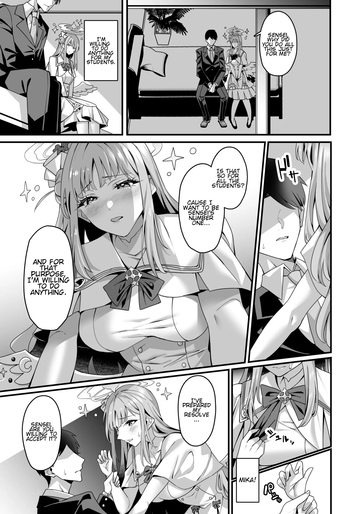 Hentai Manga Comic-A book about happy loving sex with Mika and impregnation. | Lovey Dovey Impregnation Sex With Mika!-Read-4